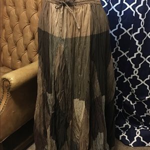 Beautiful skirt with all different shades of brown